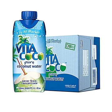 VitaCoco唯他可可进口椰子水饮料330ml*12[5元优惠券]-寻折猪