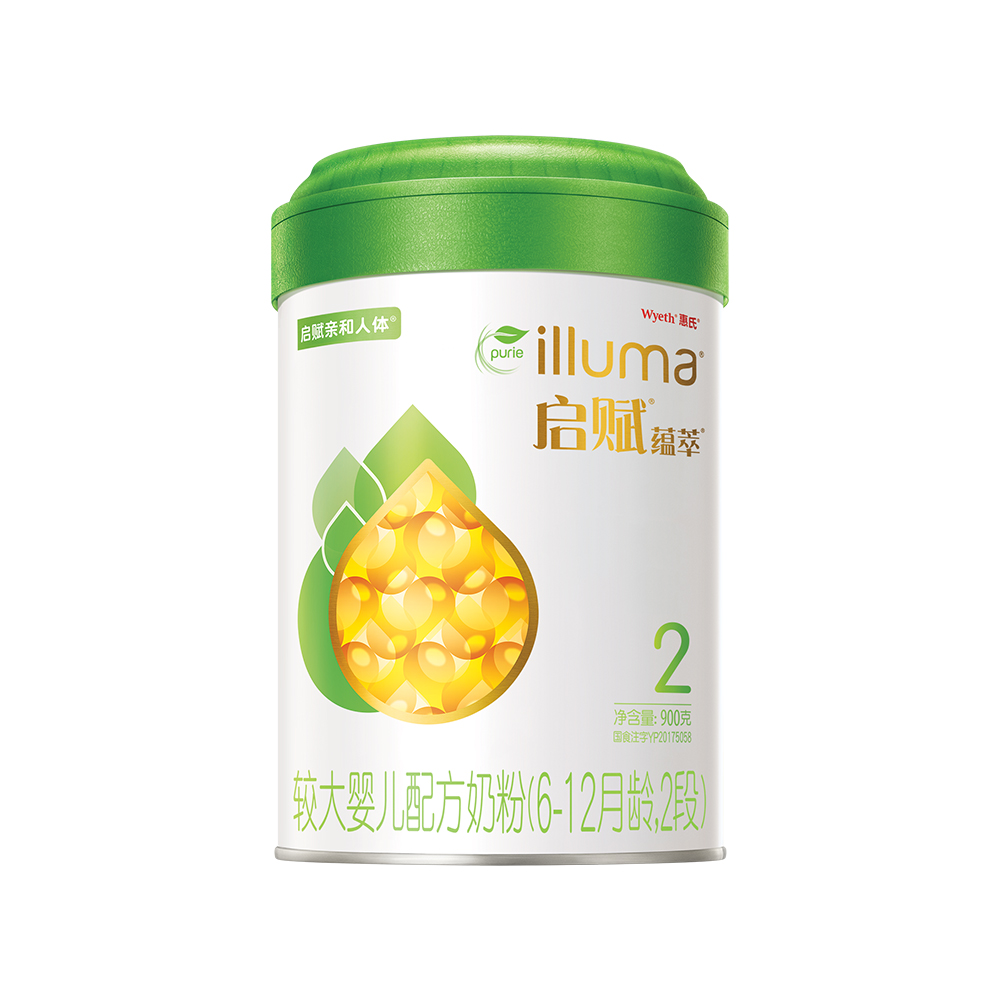 天猫国际进口超市国内现货【直营】爱尔兰进口惠氏启赋有机2段900g婴儿配方奶粉0