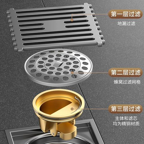 Glimer Grey Ground Leating All -Copper Device Device Want Want Deap Long Strip Скрытая стиральная машина для ванной комнаты Universal