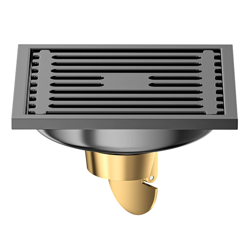 Glimer Grey Ground Leating All -Copper Device Device Want Want Deap Long Strip Скрытая стиральная машина для ванной комнаты Universal