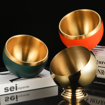 Stainless Steel Tabletop Trash Cans Home Kitchen Office Tea Table Containing Barrel Box Table Clean KTV Ashtrays