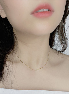 纯银ins极细现货锁骨链