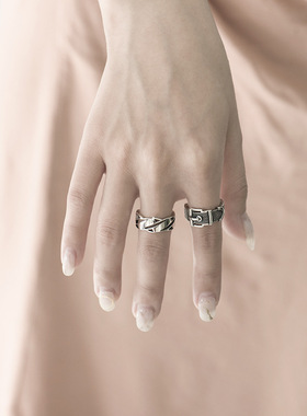 复古做旧欧美风ins蹦迪夸张戒指