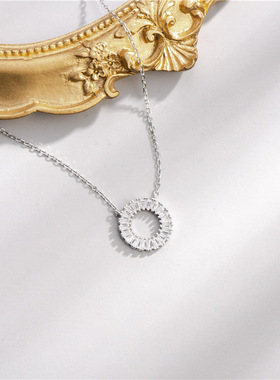 日系圆环小巧典雅风现货锁骨链