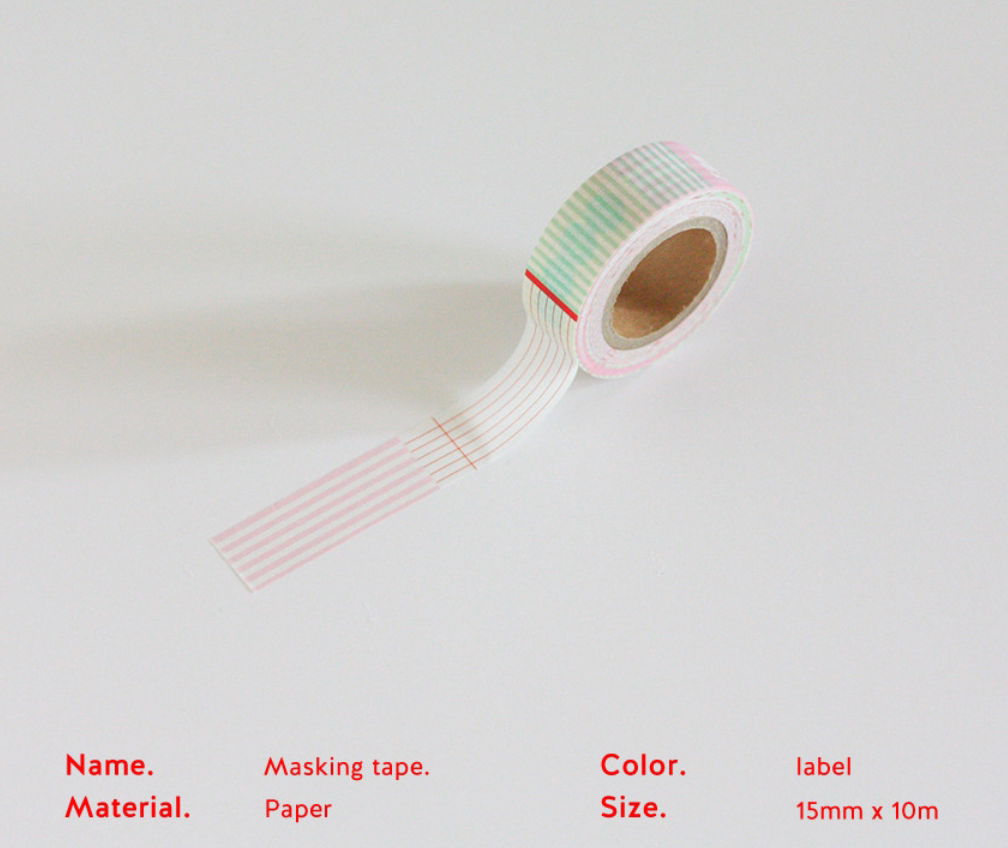 Korean simple love star basic tape