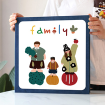 Photo album This commemorative album Diy baby grows paste Home version Large capacity handmade 6 inches to make a movie set