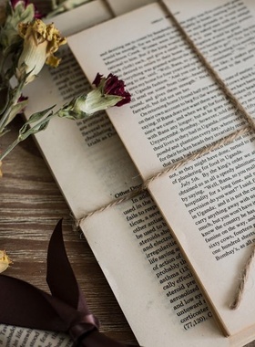 原版复古外文英文书酒店厨房咖啡厅旧书摆件道具真书复古 书道具