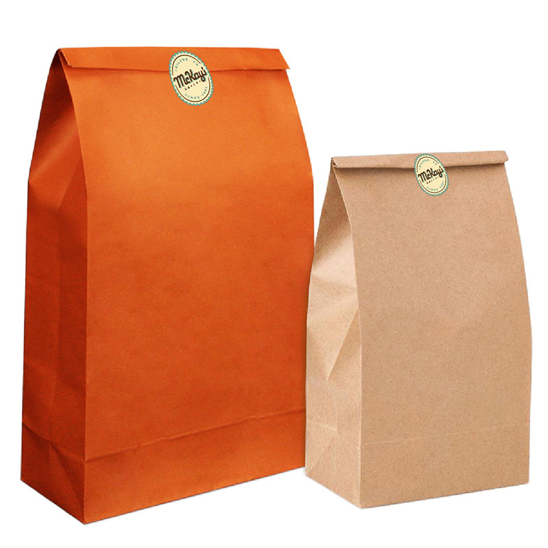 全套环保黄牛皮无提手纸袋彩色机制袋外卖打包袋工厂直销包邮定制,淘宝优惠券,粉丝福利购,淘宝优惠卷