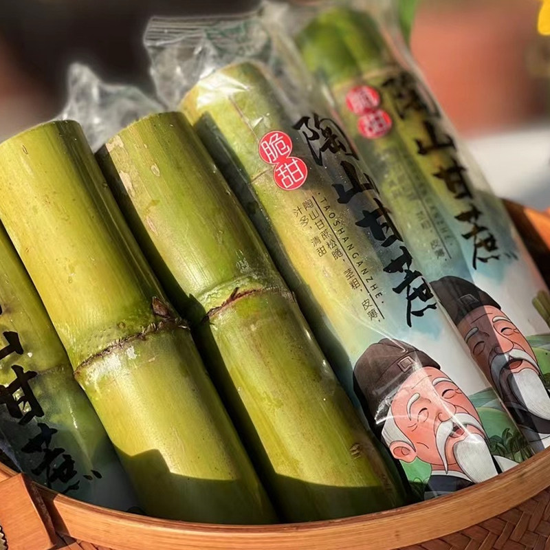 【顺丰包邮】陶山青皮甘蔗5斤当应季新鲜孕妇水果果蔗礼盒装整箱,淘宝优惠券,粉丝福利购,淘宝优惠卷