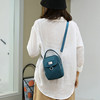 2025 Spring Canvas Small Bag Mini Mobile Phone Bag Women's Crossbody Lightweight Versatile Handbag Mobile Phone Bag Women's Bag