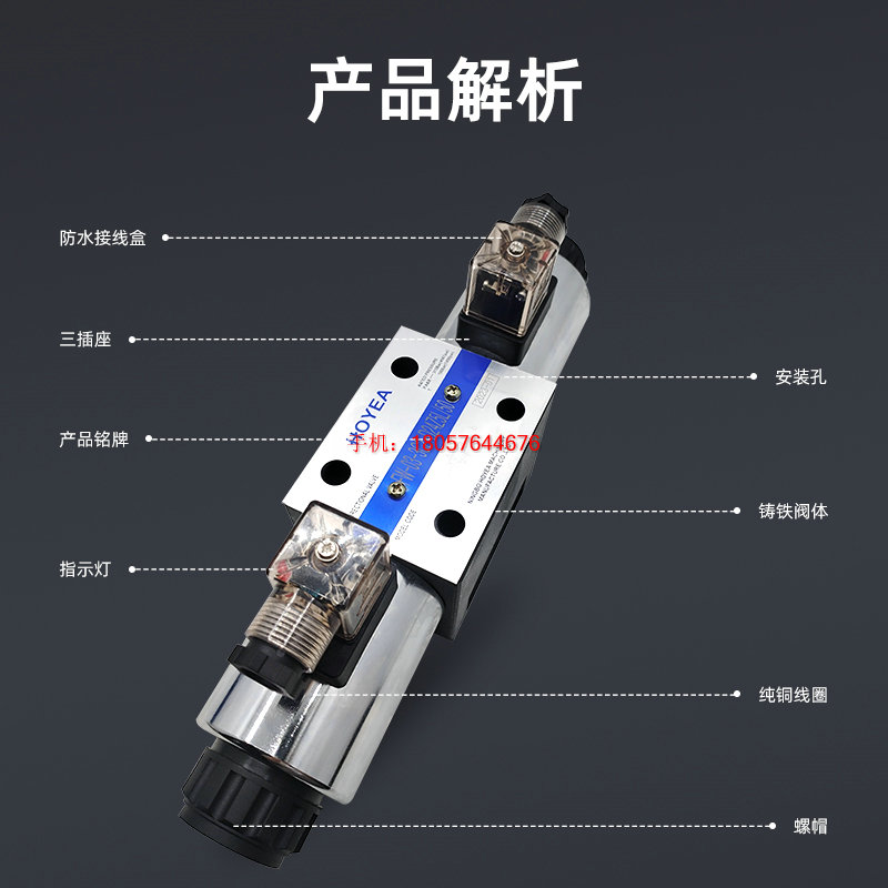 HOYEA宁波电磁阀FW-03-3C2/3C3/3C4/3C60-A220Z5L/D24Z5L-50-图3