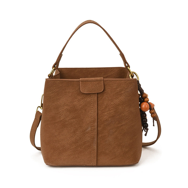 时尚复古小包包女式2025新款潮百搭斜挎包时尚小众单肩手拎水桶包,淘宝优惠券,粉丝福利购,淘宝优惠卷