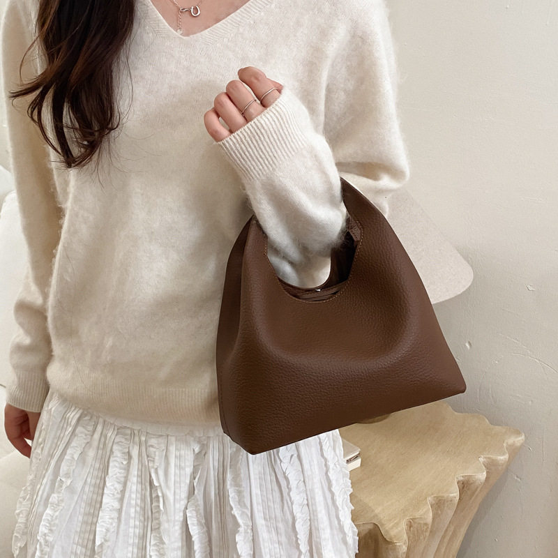 ins复古荔枝纹菜篮子水桶包托特包手提包简约单肩斜挎包子母包女,淘宝优惠券,粉丝福利购,淘宝优惠卷