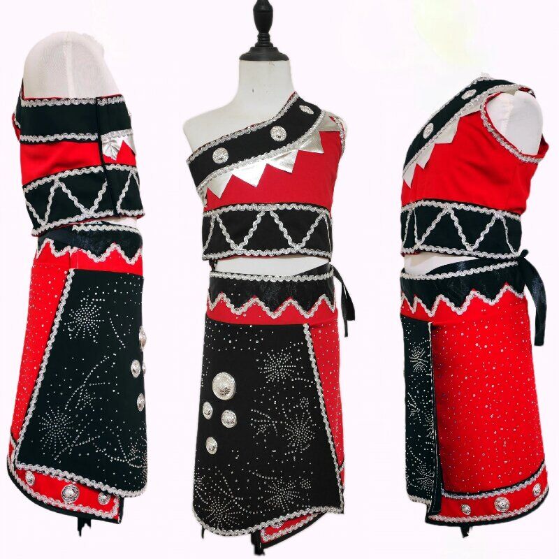 少数民族表演服56民族儿童苗族壮族土家族傣族彝族白族藏族演出服 - 图2