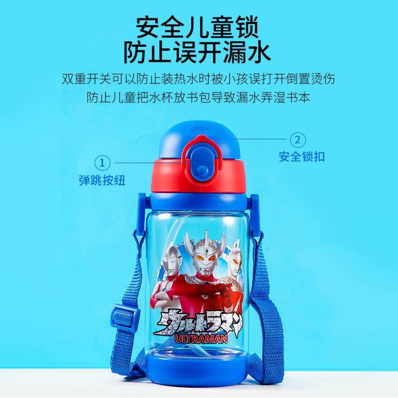 儿童夏季水杯带吸管两用幼儿园小学生塑料杯子上学专用直饮,淘宝优惠券,粉丝福利购,淘宝优惠卷