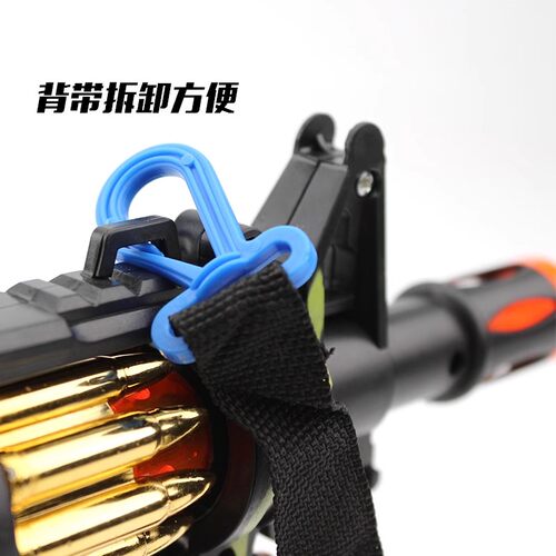 儿童玩具男孩枪电动仿真玩具枪冲锋机关枪音乐迷彩枪激光枪3岁 - 图1