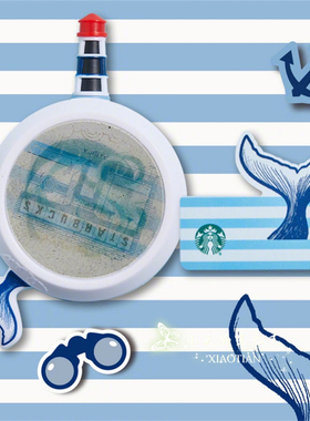 星巴克塑料美式风摆件
