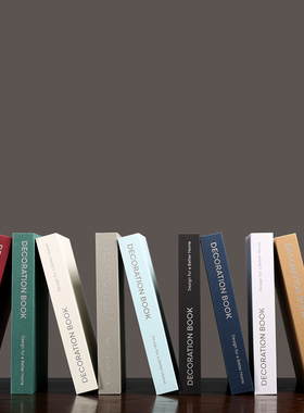 北欧轻奢风陈列假书仿真装饰品