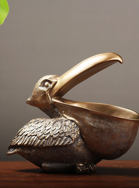 北欧风鹈鹕客厅卧室鞋柜小摆件