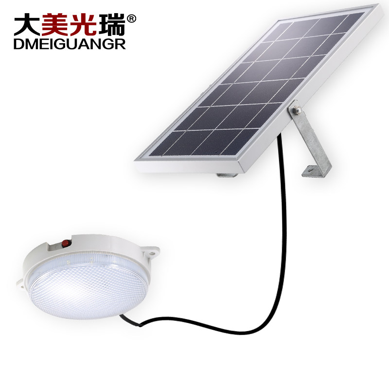 太阳能灯室内家用吸顶灯分体式智能遥控灯太阳灯庭院灯路灯室内灯_虎窝淘