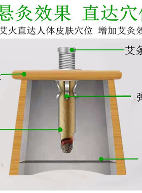 竹制悬灸全身通用熏蒸仪
