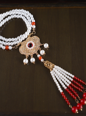 古风流苏璎珞项链配饰