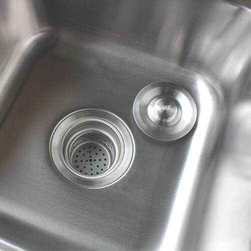 不锈钢下水器提篮厨房水槽下配件水器洗菜盆水池下水提笼水槽配件 - 图1