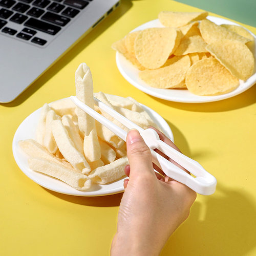 吃薯片神器食物夹可爱镊子小号不脏手迷你零食夹子筷子食品夹试吃 - 图0