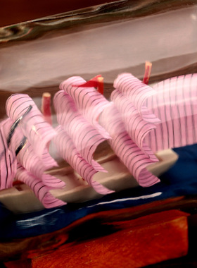 内置帆船玻璃漂流瓶玻璃工艺礼物