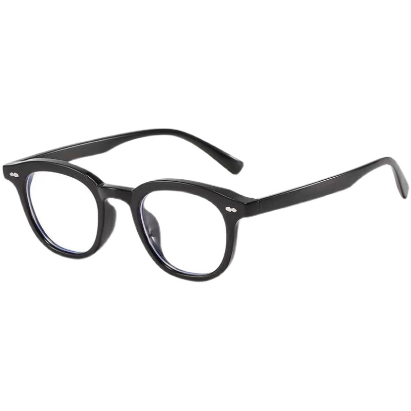 复古文艺眼镜框女可配有度数近视眼镜网红款素颜显瘦眼睛男韩版潮 - 图3