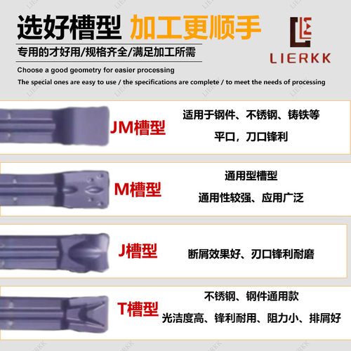 数控切断切槽刀片MGMN250/300/400/500-M/J/T/DR车床割刀粒端面刀 - 图1
