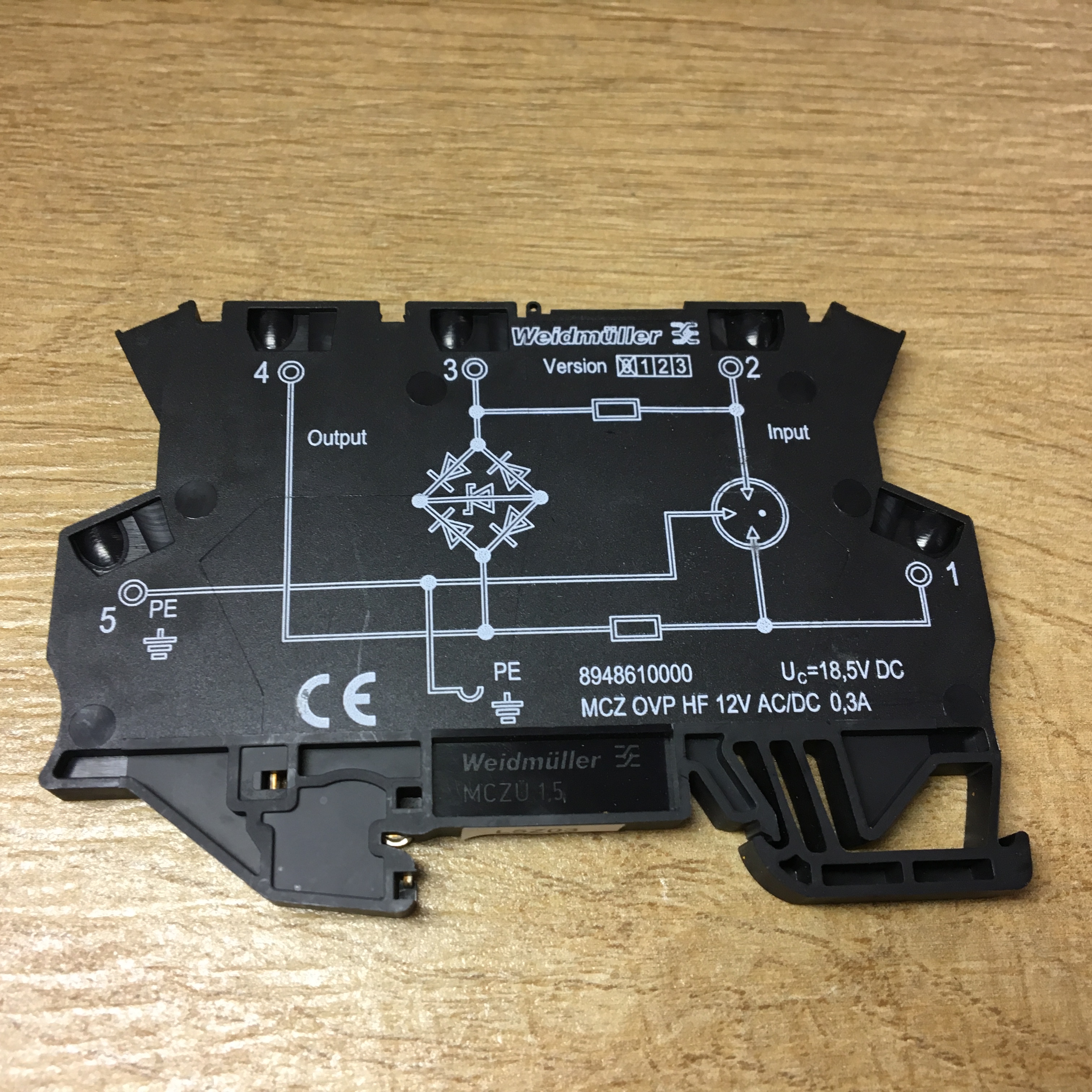 德国魏德米勒MCZ OVP HF 12V 0.3A 8948610000电源浪涌保护器-图0