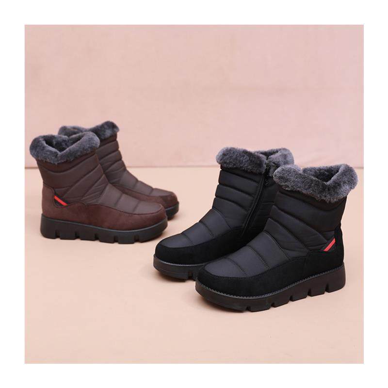 2025新款妈妈雪地靴女冬棉鞋防滑中老年中筒靴加绒加厚老人保暖鞋,淘宝优惠券,粉丝福利购,淘宝优惠卷