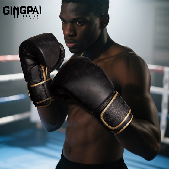 Jingpai-Microfiber Retro Boxing Gloves-Coach Recommended