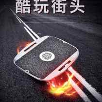 Drift Board Adult Scooter Brushed Street Beginners Twin Longboard Second-generation Six Generations Upgrade Two-piece Skateboard Double Light Wheel Skateboard