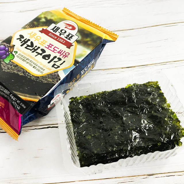 Wando Shrimp Brand Korean imported crispy children's grilled seaweed