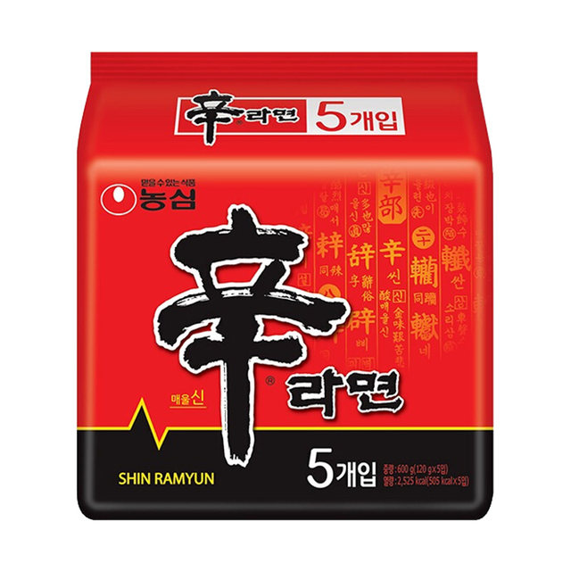 Korean imported Nongshim Ramen Spicy Instant Noodles