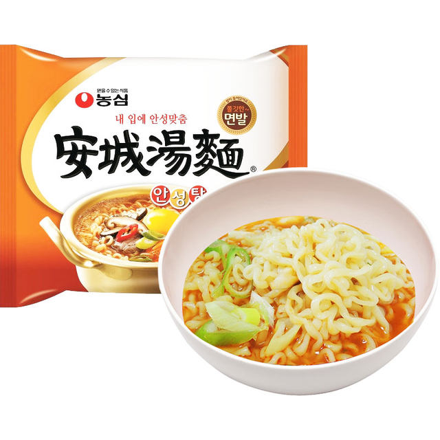 Nongshim Korean imported strong 125g Anseong noodle soup
