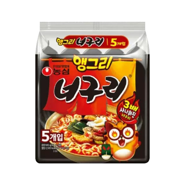 Nongshim instant noodles triple spicy Korean