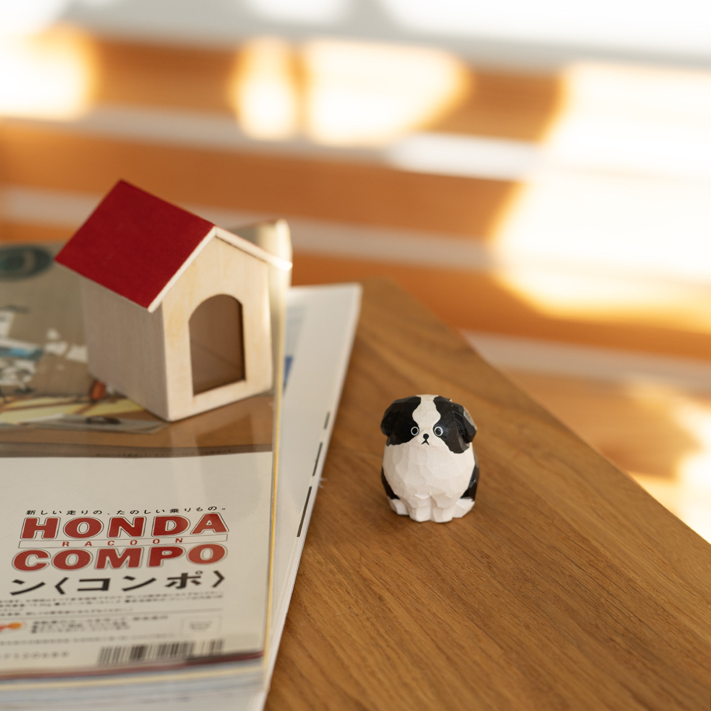 黑白小狗 边牧牧羊犬木雕摆件桌面装饰品治愈纯手工礼物礼品,淘宝优惠券,粉丝福利购,淘宝优惠卷