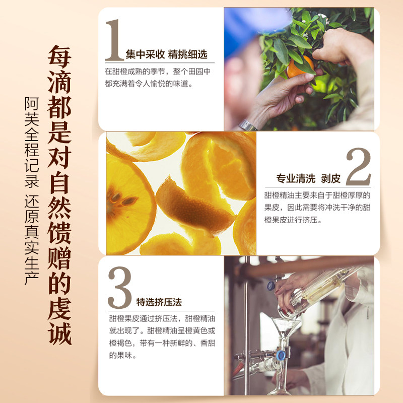 阿芙甜橙护肤品套装香薰按摩柠檬 阿芙红动单方精油