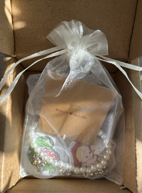 bm泰迪熊珍珠手链女新款小熊串珠手饰国内代购正品brandymelville