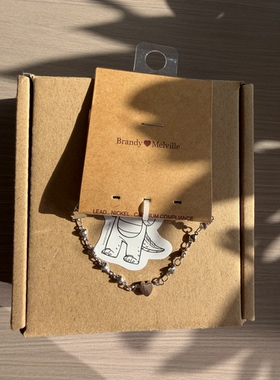 bm大小爱心手链超精致满链爱心手饰女新款时尚设计感国内代购正品