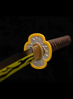 鬼灭之刃日轮刀狯岳周边武器动漫道具长款硬刀玩具一体刀剑未开刃