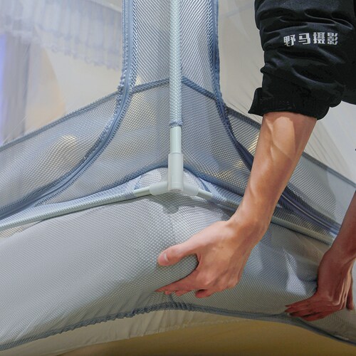 抗菌回底床笠款坐床式蚊帐家用2025新款卧室婴儿童防摔防掉床T型 - 图1