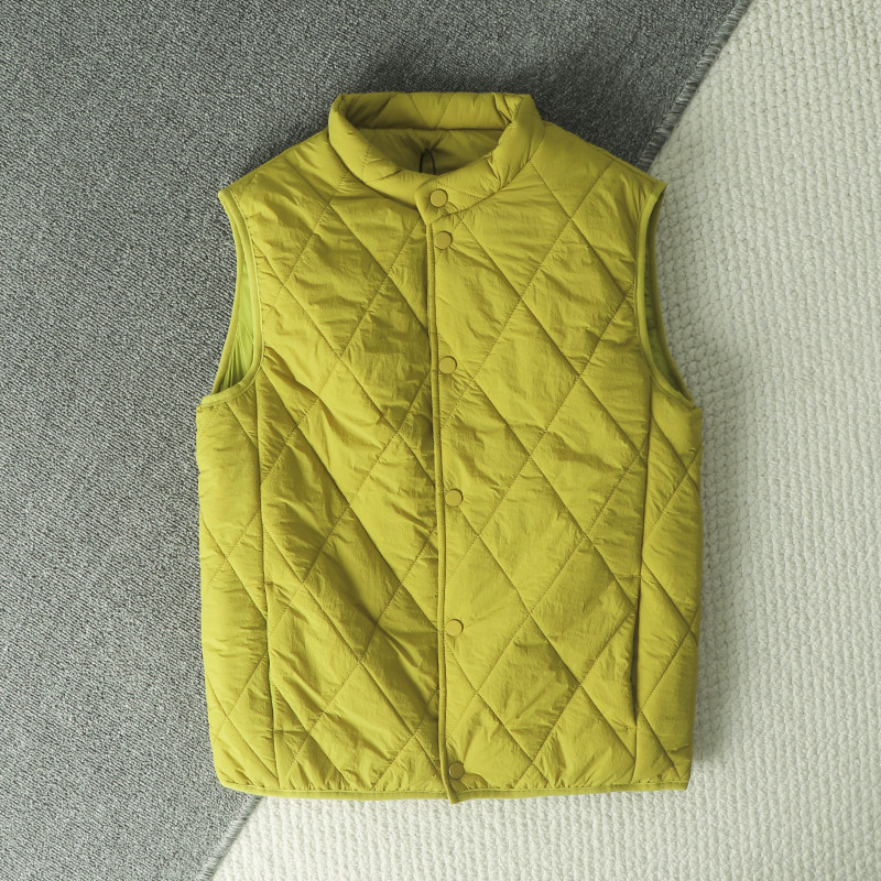 复古日系 ！情侣款 秋冬男女纯色立体绗棉保暖时尚立领有心马甲,淘宝优惠券,粉丝福利购,淘宝优惠卷