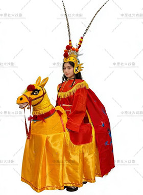 布马舞道具头饰马年2026闽南民俗舞马庙会迎神巡游骑马服白龙马
