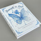 Beautiful butterfly ins high-value blue dream butterfly card book four-grid A5 loose-leaf star-chasing small card photo storage book