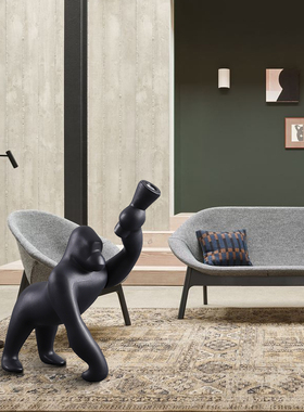 艺术动物大猩猩摆件大猩猩落地灯