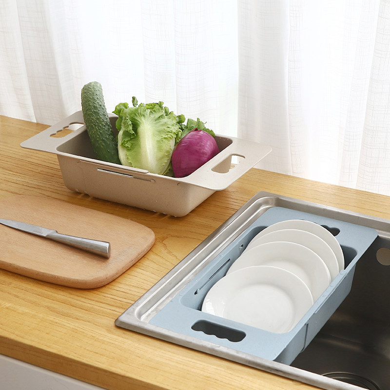 可伸缩洗菜盆淘菜盆厨房水槽沥水篮菜篮子洗水果盆滤水家用洗菜器,淘宝优惠券,粉丝福利购,淘宝优惠卷